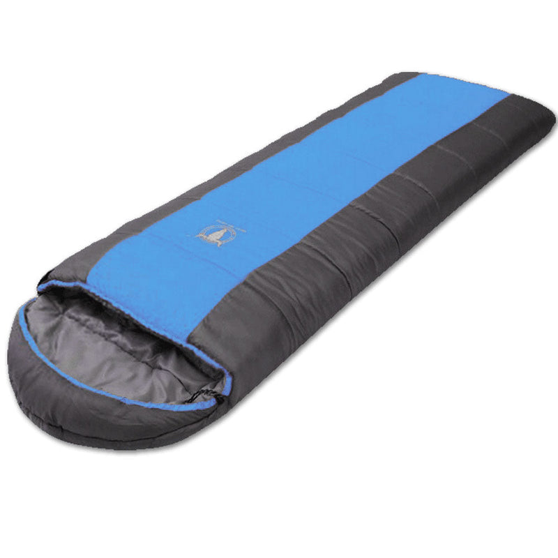Load image into Gallery viewer, Outdoor Camping Envelope Sleeping Bag Thermal Tent Hiking Winter Single -15C - blue
