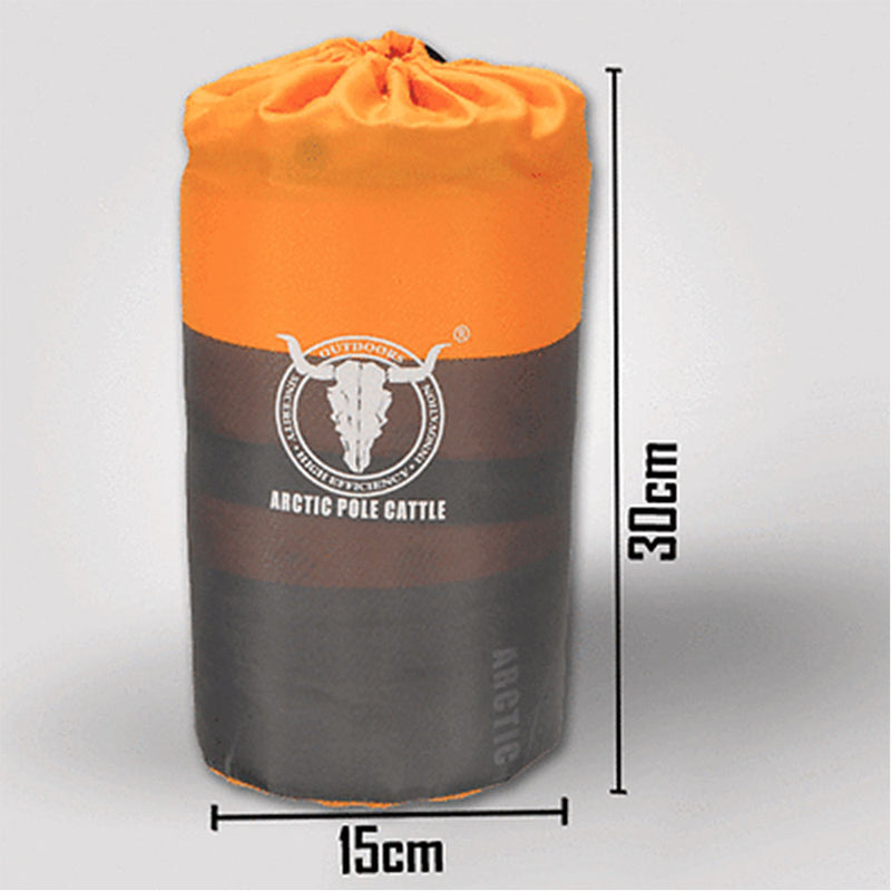Load image into Gallery viewer, Double Self Inflating Mattress Sleeping Mat Air Bed Camping Camp Hiking Joinable - orange
