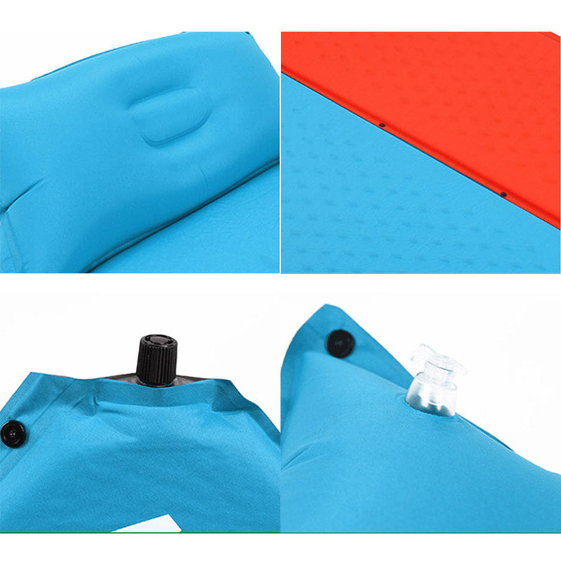 Load image into Gallery viewer, Air Bed Self Inflating Mattress Sleeping Mat Camp Camping Hiking Joinable - blue
