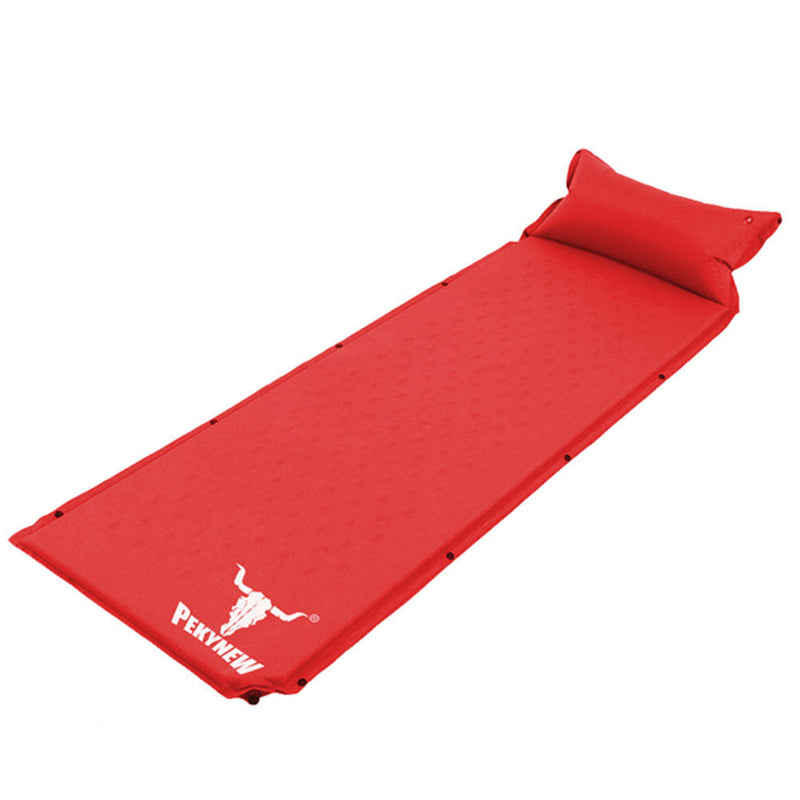 Load image into Gallery viewer, Air Bed Self Inflating Mattress Sleeping Mat Camp Camping Hiking Joinable - red
