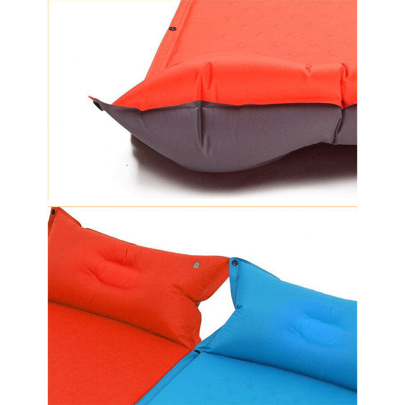 Load image into Gallery viewer, Air Bed Self Inflating Mattress Sleeping Mat Camp Camping Hiking Joinable - red
