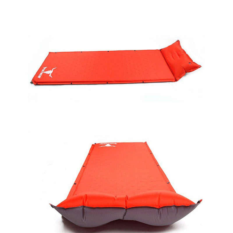 Load image into Gallery viewer, Air Bed Self Inflating Mattress Sleeping Mat Camp Camping Hiking Joinable - red
