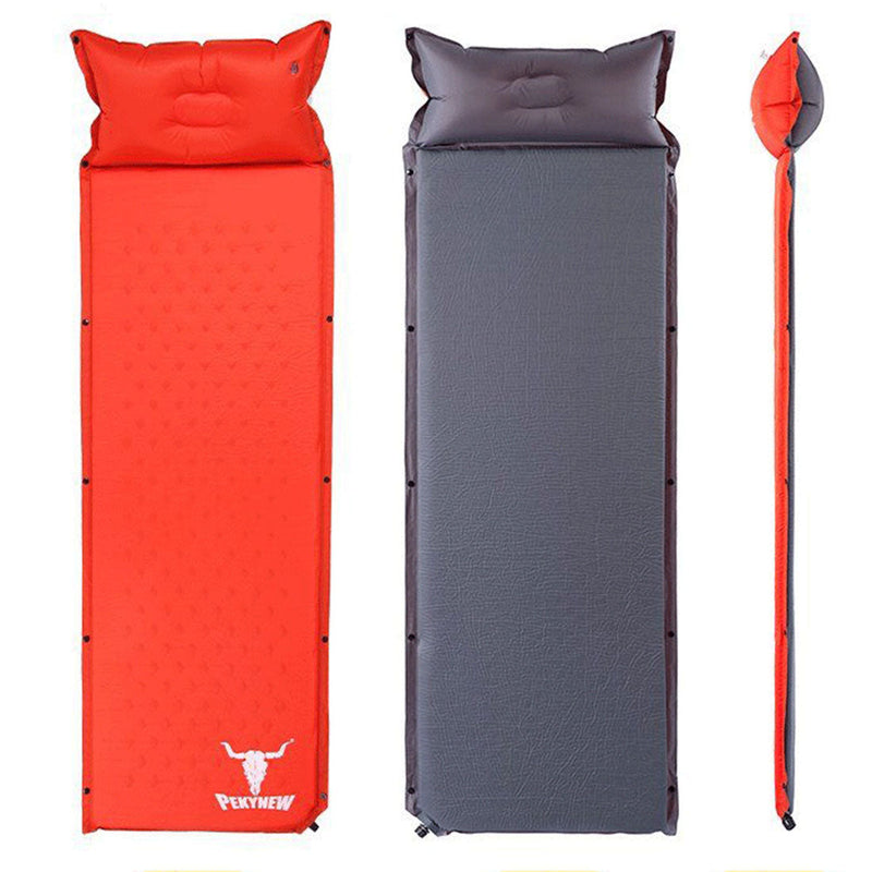 Load image into Gallery viewer, Air Bed Self Inflating Mattress Sleeping Mat Camp Camping Hiking Joinable - red
