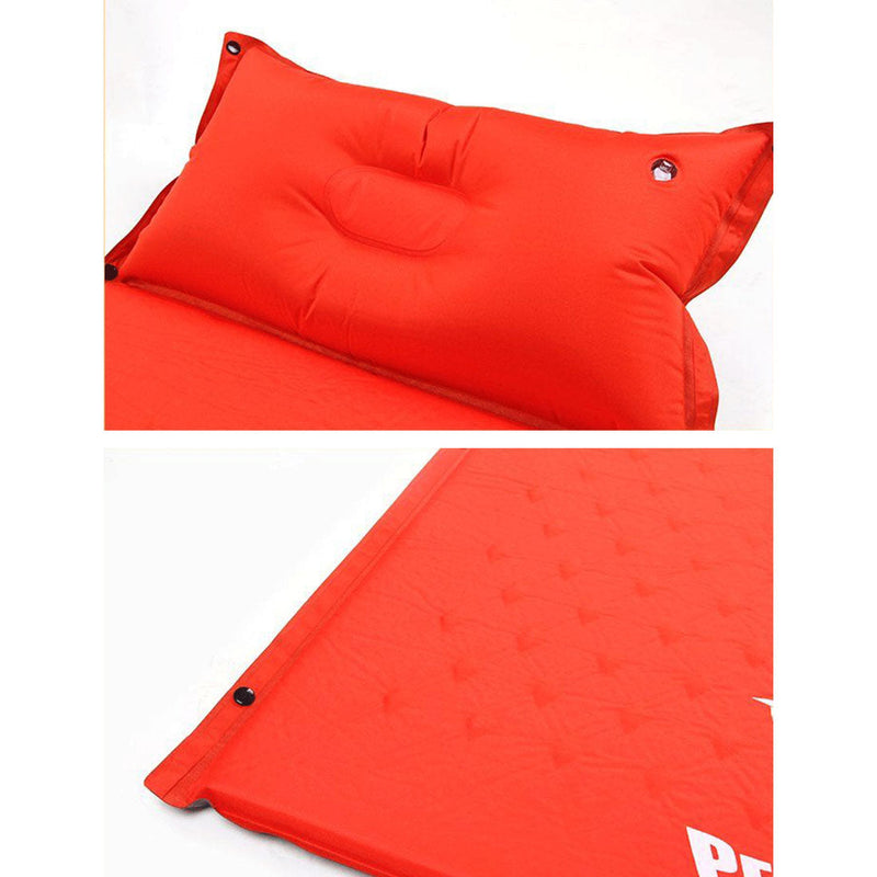 Load image into Gallery viewer, Air Bed Self Inflating Mattress Sleeping Mat Camp Camping Hiking Joinable - red
