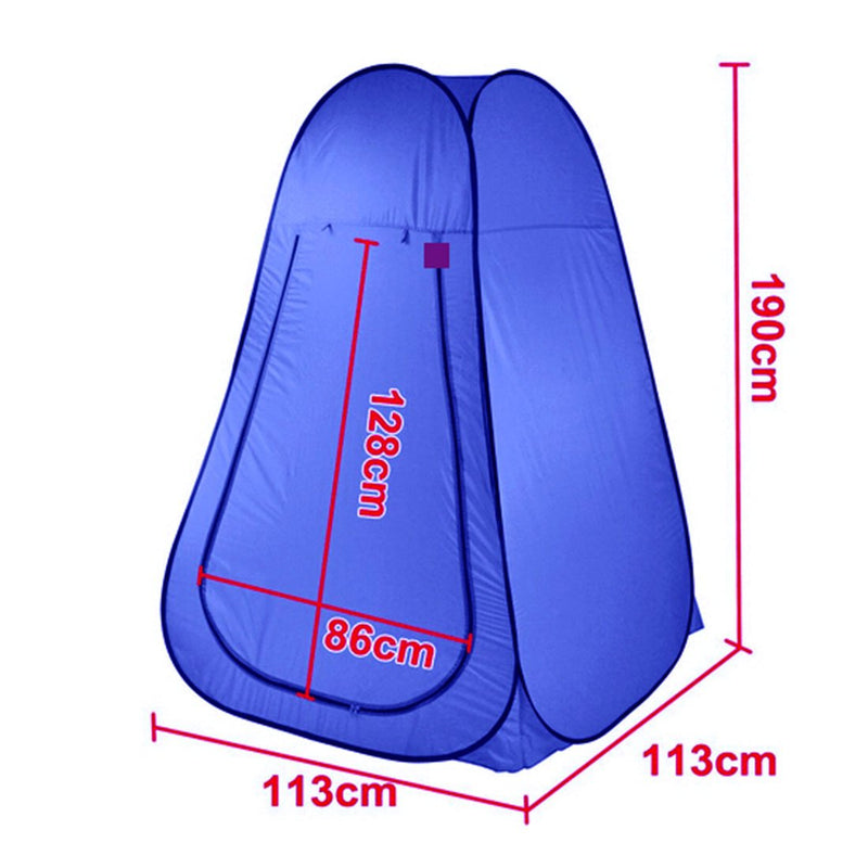Load image into Gallery viewer, Pop Up  Portable Privacy Shower room Tent &amp;20L Outdoor Camping Water Bag Camp Set - blue
