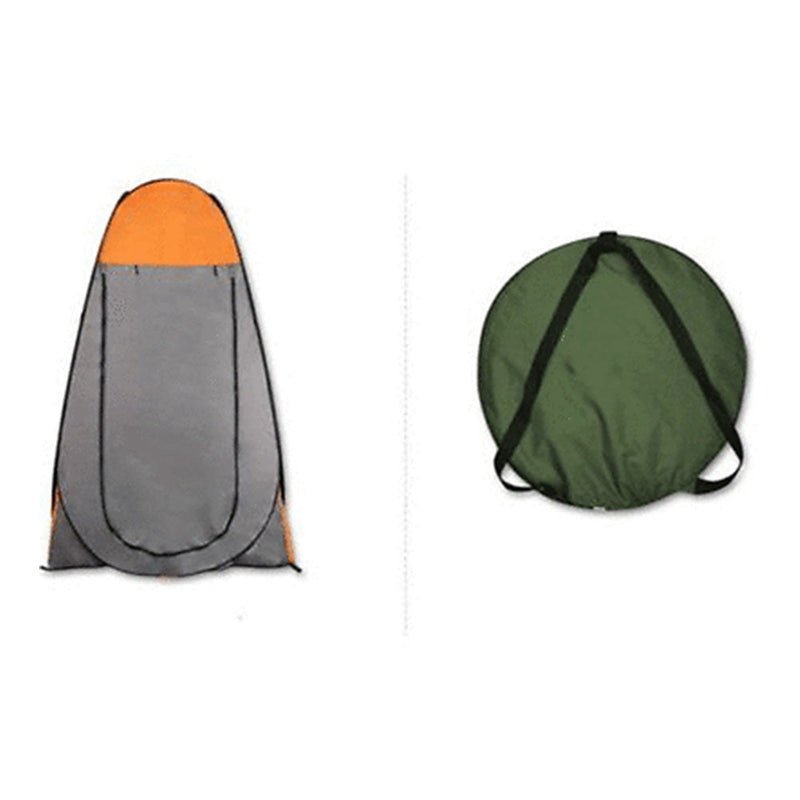 Load image into Gallery viewer, Pop Up Portable Privacy Shower room Tent &amp;20L Outdoor Camping Water Bag Camp Set - orange

