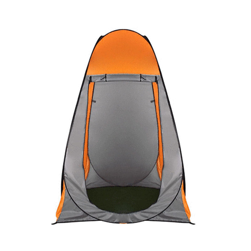 Load image into Gallery viewer, Pop Up Portable Privacy Shower room Tent &amp;20L Outdoor Camping Water Bag Camp Set - orange
