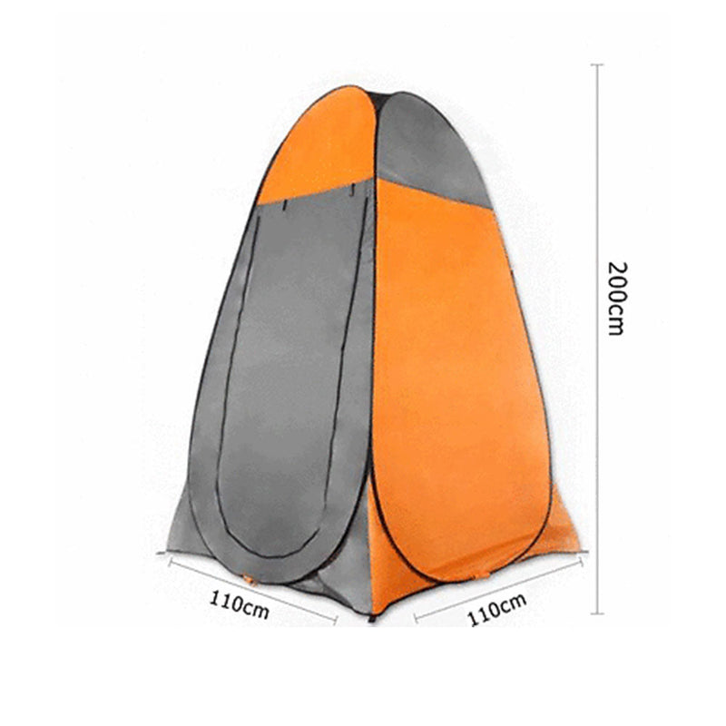Load image into Gallery viewer, Pop Up Portable Privacy Shower room Tent &amp;20L Outdoor Camping Water Bag Camp Set - orange
