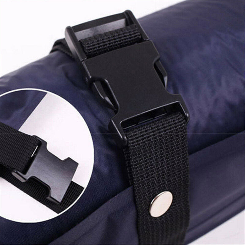 Load image into Gallery viewer, Double Self Inflating Mattress Camping Hiking Airbed Camp Mat Sleeping Pillow w/ Bag - navy
