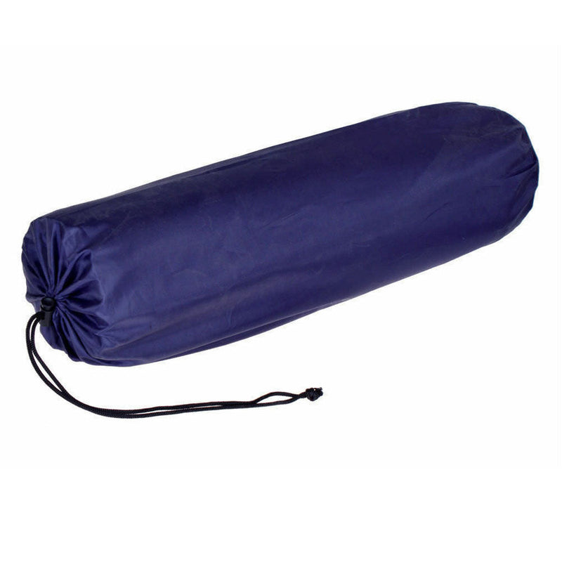 Load image into Gallery viewer, Double Self Inflating Mattress Camping Hiking Airbed Camp Mat Sleeping Pillow w/ Bag - navy
