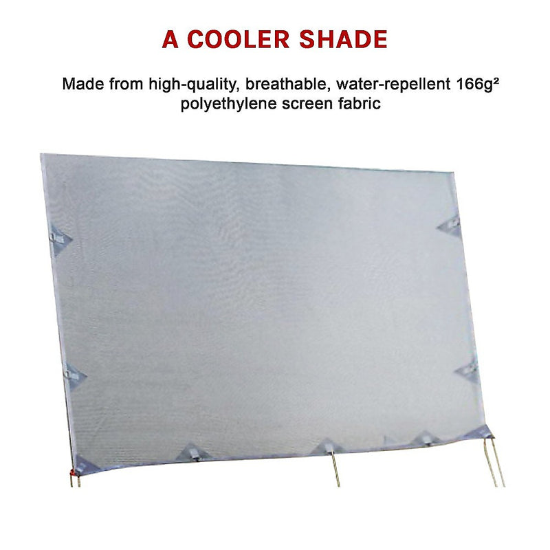 Load image into Gallery viewer, 4.9m Caravan Privacy Screen Side Sunscreen Sun Shade for 17&#39; Roll Out Awning
