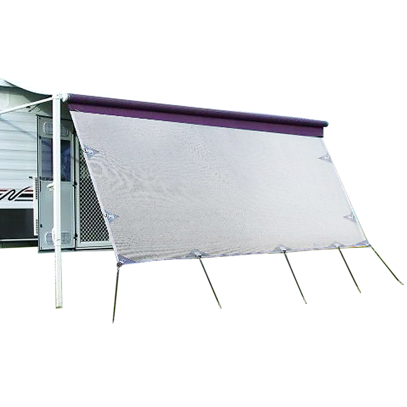 Load image into Gallery viewer, 4.9m Caravan Privacy Screen Side Sunscreen Sun Shade for 17&#39; Roll Out Awning
