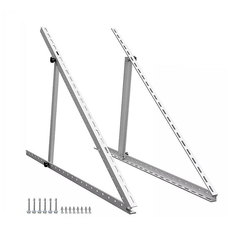 Load image into Gallery viewer, 71cm Solar Panel RV Tilt Mount Brackets Roof Flat Surface
