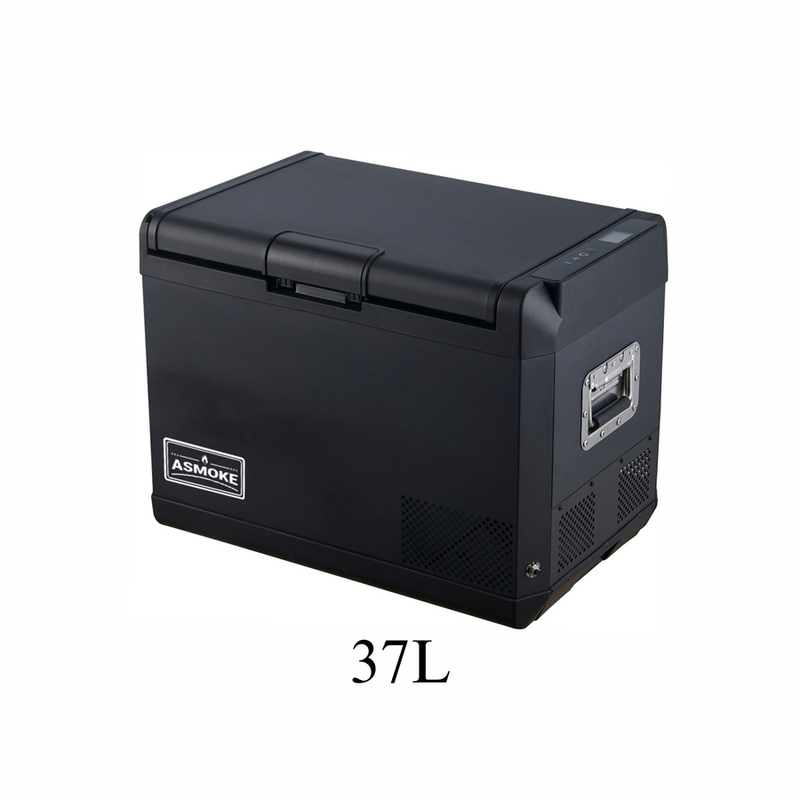 Load image into Gallery viewer, ASMOKE Premium Mini Fridge | 37L Compact Refrigerator with Roll-Bond Evaporator &amp; Internal Light

