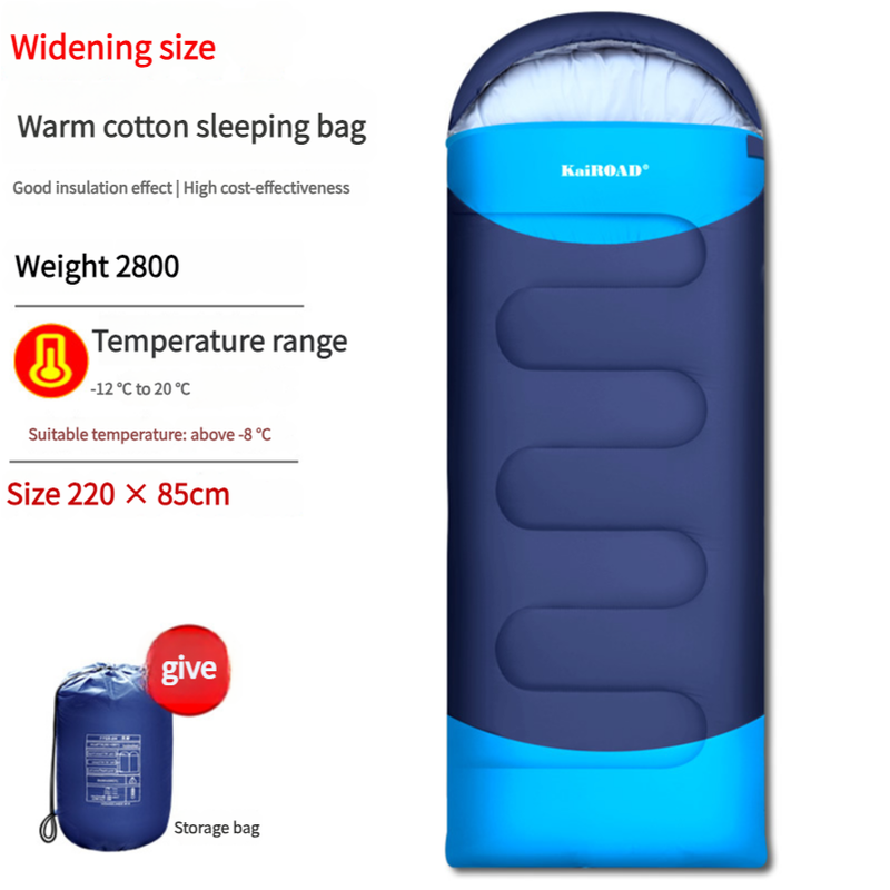 Load image into Gallery viewer, KAIROAD Mummy Sleeping Bag - 3 Season Warm &amp; Cold Weather, Waterproof, Lightweight for Adults, Camping, Hiking, Backpacking (with Compression Sack)
