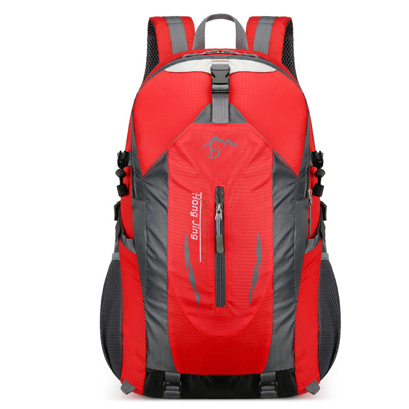 Load image into Gallery viewer, Red Lightweight Hiking Backpack - Waterproof Outdoor Travel &amp; Camping Bag with Multi-Compartment Design
