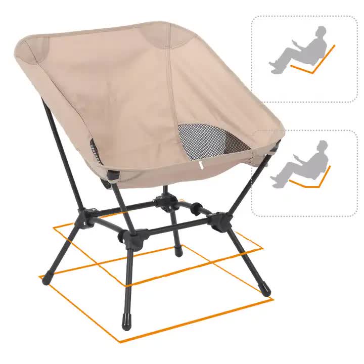 Load image into Gallery viewer, Black Portable Lightweight Folding Beach Chair - Compact Fishing Chair with Square Legs for Outdoor Use
