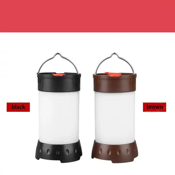 Load image into Gallery viewer, Brown Classic Multi-Function Camping Light - Portable Dual Source Outdoor Lantern, Car Light for Camping, Hiking &amp; Emergencies
