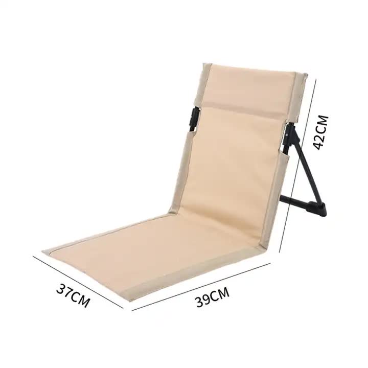 Load image into Gallery viewer, Black Outdoor Folding Lawn Chair with Backrest – Lightweight, Portable Camping Chair, Beach &amp; Park Recliner, Easy-to-Carry for Relaxing Outdoors
