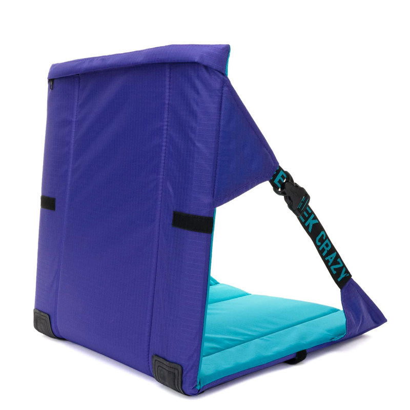 Load image into Gallery viewer, Blue Portable Outdoor Camping Seat Pad with Backrest, Foldable &amp; Waterproof Concert Cushion, 600D Oxford Fabric, Ideal for Hiking &amp; Picnics
