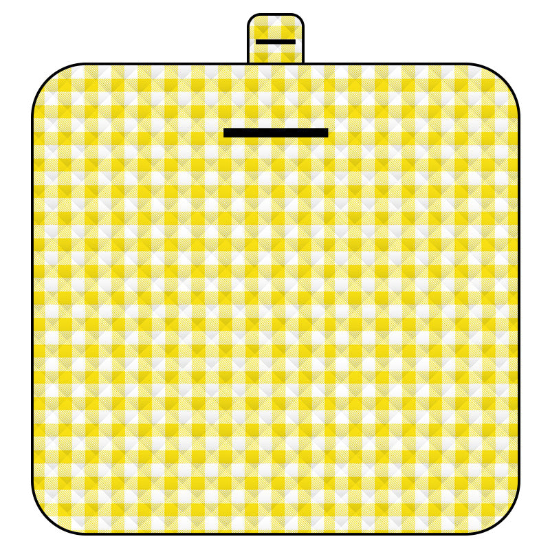 Load image into Gallery viewer, Thickened Waterproof Picnic Blanket - Portable Outdoor Beach Mat for Camping and Hiking 150*200cm(Yellow plaid)
