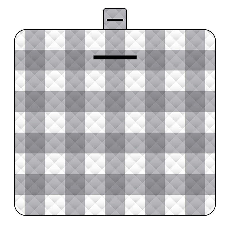 Load image into Gallery viewer, Thickened Waterproof Picnic Blanket - Portable Outdoor Beach Mat for Camping and Hiking 150*200cm(Gray plaid)
