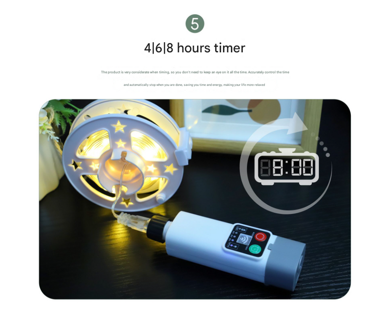 Load image into Gallery viewer, (300 lights in 30 meters color) Camping tent light kit - rechargeable power bank, spool light string, remote control

