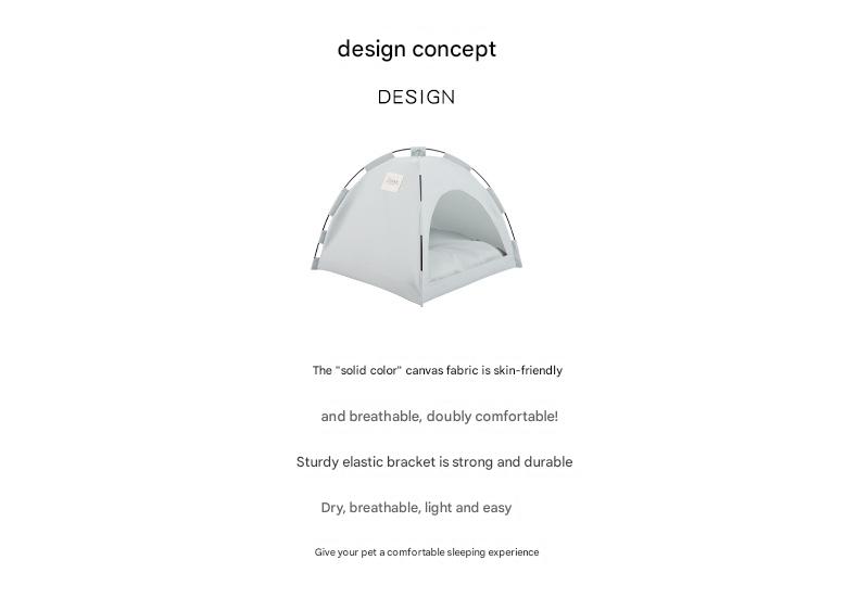 Load image into Gallery viewer, Green Premium Portable Pet Tent Bed with Cooling Mat - Breathable Foldable Outdoor Indoor Cat Dog House Shelter for Summer(Size: L)
