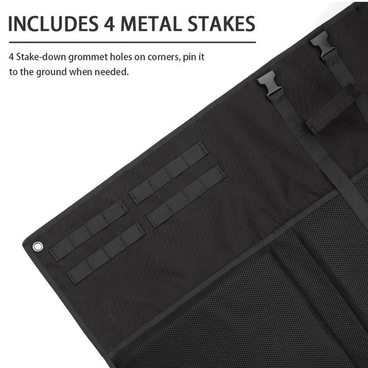 Green Portable Outdoor Tactical Shooting Mat - Field Training, Camping, Picnic & Moisture-Proof Nap Pad (200x73 cm / 78x28.5 inches)