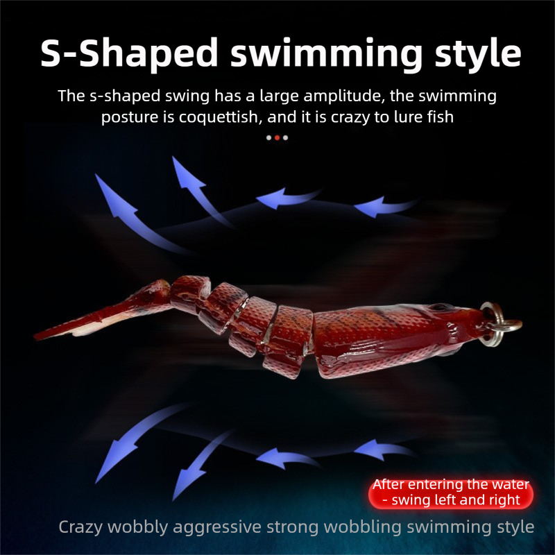 Load image into Gallery viewer, 5-Pack 2&quot; Lifelike Jointed Swimbaits for Crappie Bass Trout, , Swimbait for Relax Family Fishing
