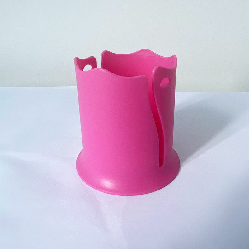 Load image into Gallery viewer, 2-Pack Pink Outdoor Surfboard Water Bottle Holder - Portable PP &amp; Silicone Drink Stabilizer for Water Sports
