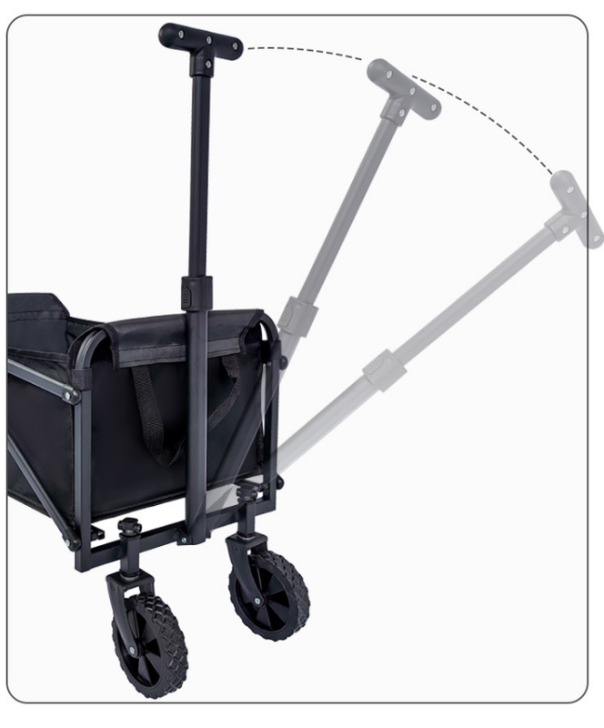 Load image into Gallery viewer, Mini Foldable Outdoor Camping &amp; Utility Wagon with 5-Inch Wheels
