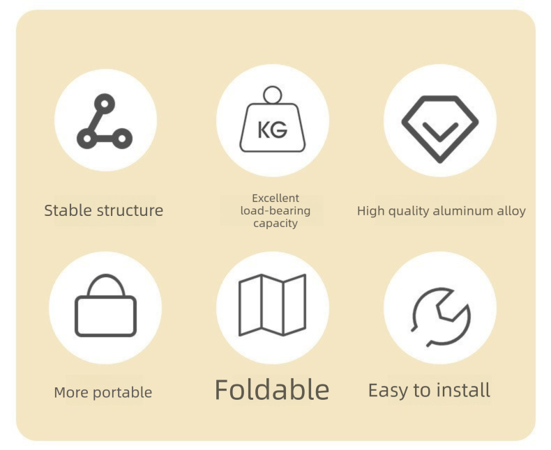 Load image into Gallery viewer, Portable Folding Camping Table 60x40cm - Adjustable Height Heat Resistant Mesh Top - Lightweight Aluminum Outdoor BBQ &amp; Picnic Stand
