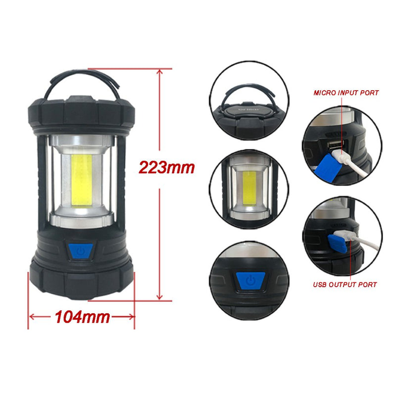 Load image into Gallery viewer, Brillar Nomad 800 COB LED Rechargeable Lantern
