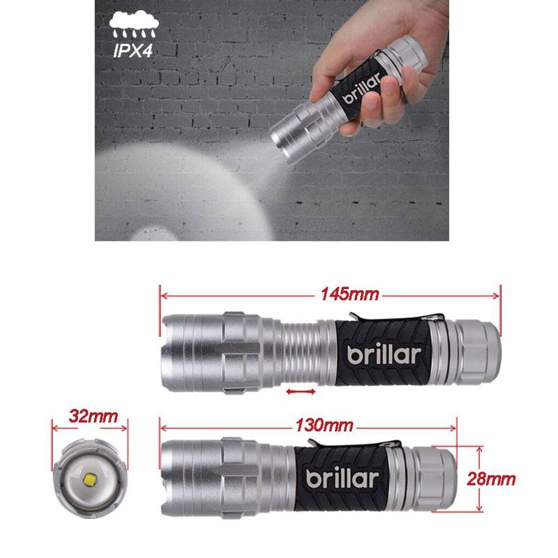 Load image into Gallery viewer, Brillar Mighty Mate Flashlight - 300 Lumen Battery Torch
