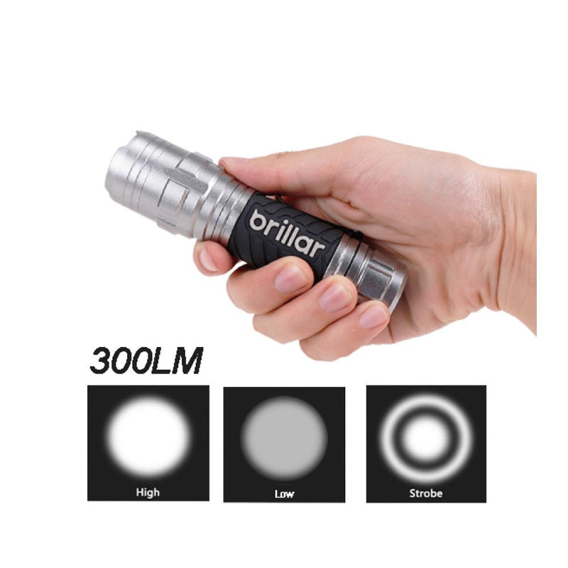 Load image into Gallery viewer, Brillar Mighty Mate Flashlight - 300 Lumen Battery Torch
