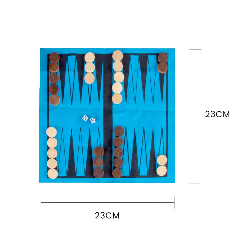 Load image into Gallery viewer, Backgammon In a Can - Travel Board Game
