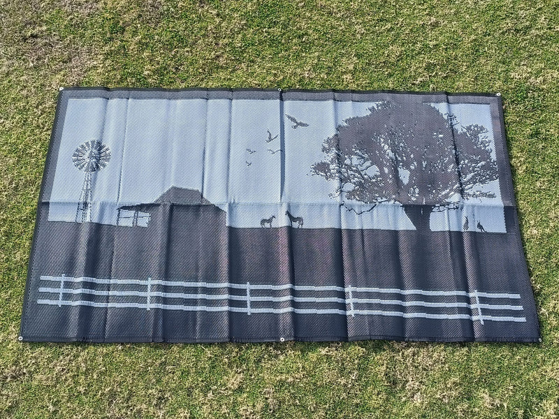 Load image into Gallery viewer, Country Grey 4m x 2.4m recycled mat
