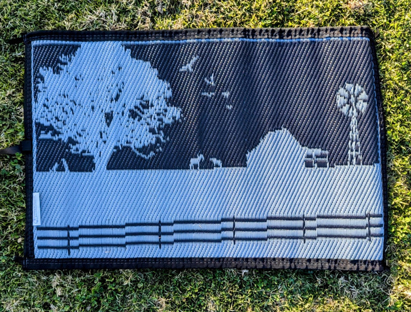 Load image into Gallery viewer, Country Grey 5m x 2.4m recycled poly mat
