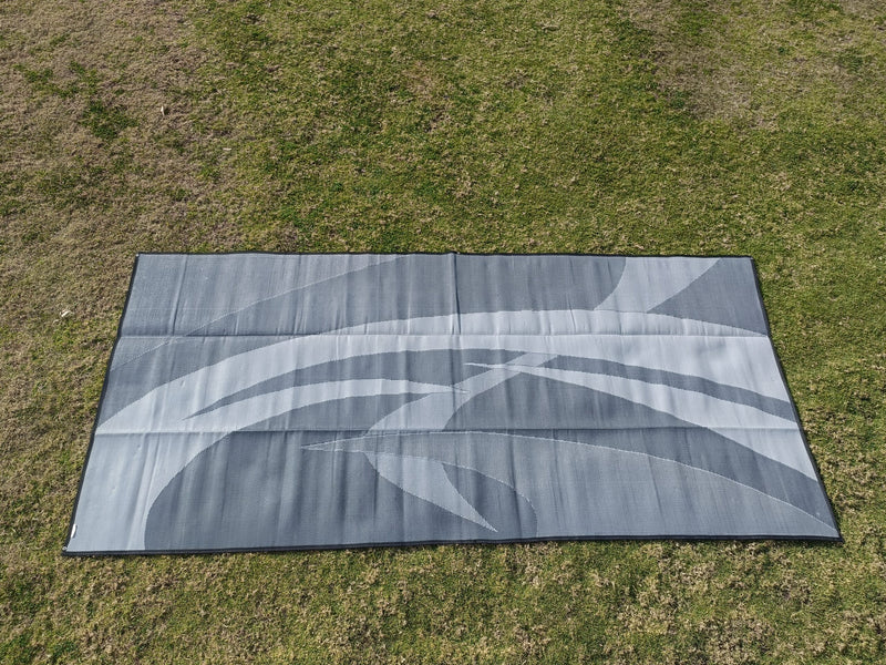 Load image into Gallery viewer, Swish Grey 5m x 2.4m recycled poly mat
