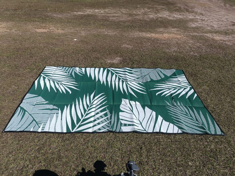 Load image into Gallery viewer, Tropical 3m x 1.8m recycled poly mat
