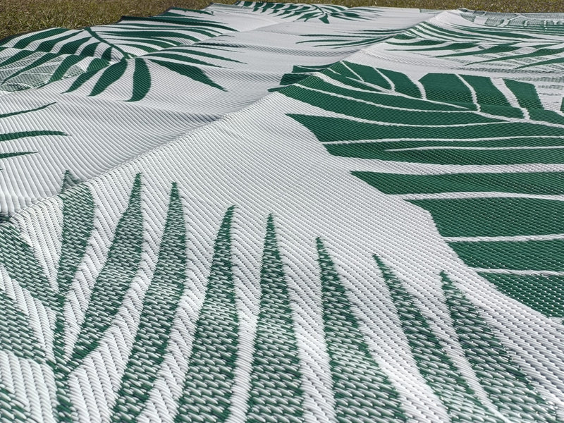 Load image into Gallery viewer, Tropical 3m x 1.8m recycled poly mat
