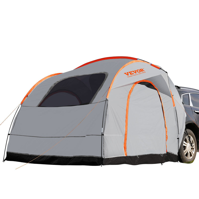 Load image into Gallery viewer, VEVOR SUV Camping Tent, 8&#39;-8&#39; SUV Tent Attachment for Camping with Rain Layer and Carry Bag, PU2000mm Double Layer Truck Tent, Accommodate 6-8 Person, Rear Tent for Van Hatch Tailgate
