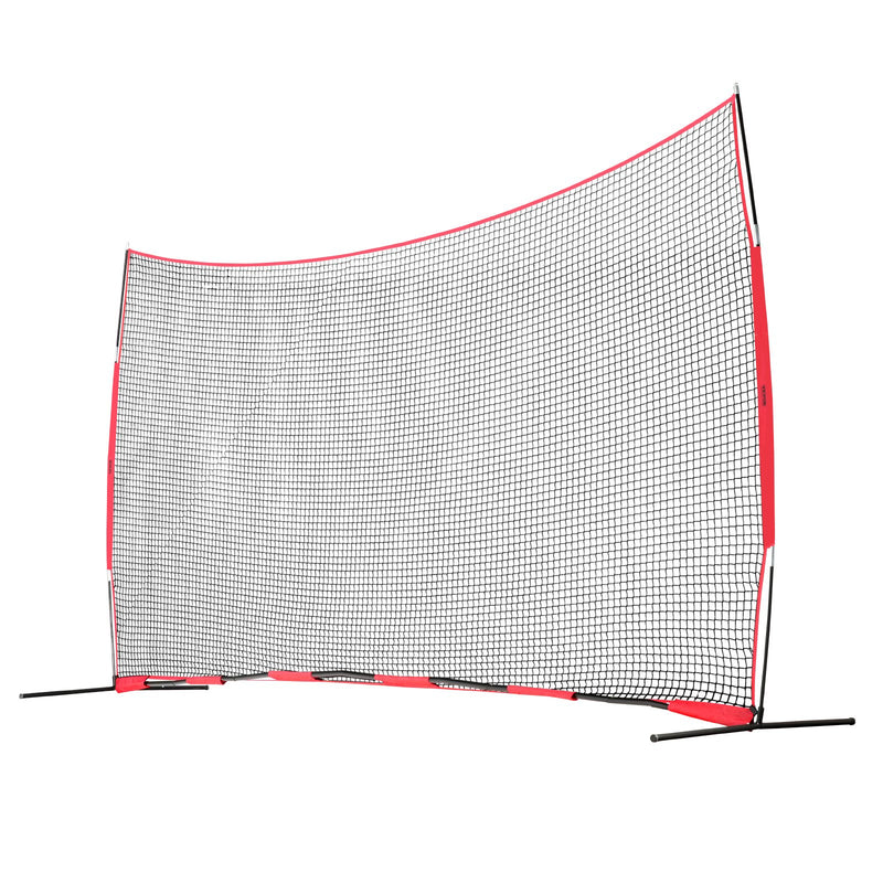 Load image into Gallery viewer, VEVOR Barricade Backstop Net, 20x10 ft Ball Sports Barrier Netting, Portable Practice Equipment with Carry Bag, Protection Screen for Baseball Softball Lacrosse Soccer Hockey Training, for Backyard
