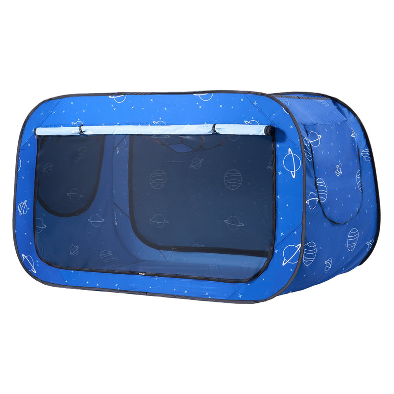 Load image into Gallery viewer, VEVOR Bed Tent, Pongee Fabric, 2 Doors Breathable Dream Tent with 8.5 mm Fiber Poles on Bed Privacy, Full Size Block out Light Sleeping Bed Canopy, Fit for Kids Playhouse and Adults Sleeping Tent
