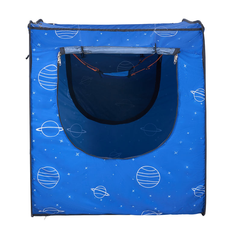 Load image into Gallery viewer, VEVOR Bed Tent, Pongee Fabric, 2 Doors Breathable Dream Tent with 8.5 mm Fiber Poles on Bed Privacy, Full Size Block out Light Sleeping Bed Canopy, Fit for Kids Playhouse and Adults Sleeping Tent
