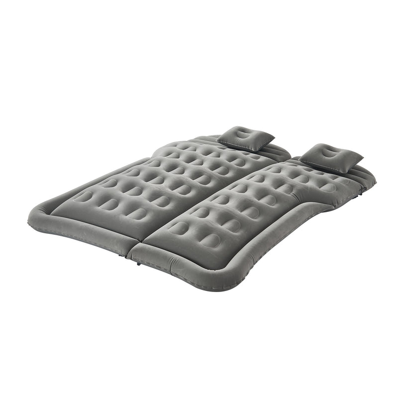 Load image into Gallery viewer, VEVOR Car Air Mattress, Inflatable Car Camping Mattress, Flocking Thickened Travel Beds, Comfortable and Durable Portable Sleeping Pad with Air Pump, Nozzle, Carry Bag, Fits Most SUV MPV Sedan, Gray
