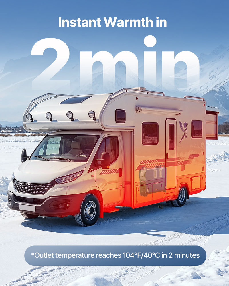 Load image into Gallery viewer, VEVOR Diesel Heater, 8KW, DC 12V/24V, All in One Portable Diesel Air Heater with Remote Control and LCD Screen, Fast Heating Low Noise, 5 L Fuel Tank for Vehicles, Vans, RVs, Campers, and Trucks
