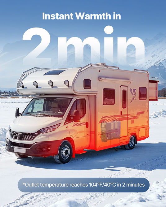 VEVOR Diesel Heater, 8KW, DC 12V/24V, All in One Portable Diesel Air Heater with Remote Control and LCD Screen, Fast Heating Low Noise, 5 L Fuel Tank for Vehicles, Vans, RVs, Campers, and Trucks