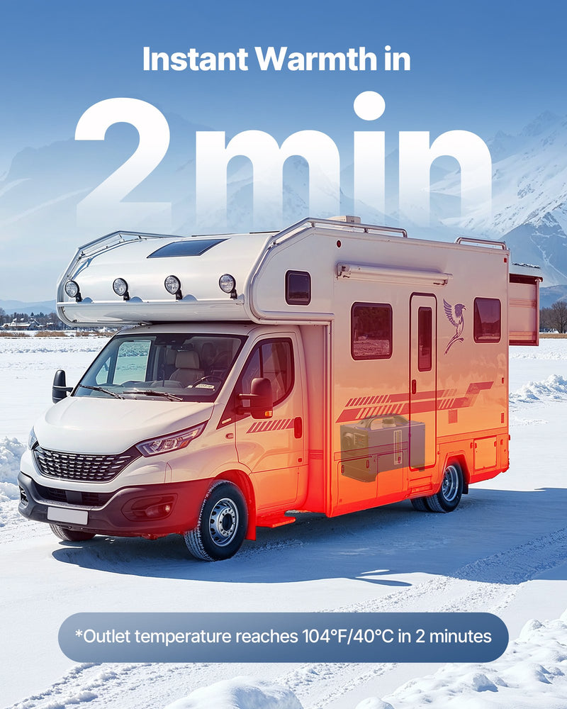 Load image into Gallery viewer, VEVOR Diesel Heater, 8KW, DC 12V/24V, All in One Portable Diesel Air Heater with Remote Control and LCD Display, Fast Heating Low Noise, 5 L Fuel Tank for Vehicles, RVs, Vans, Tractors and Trucks
